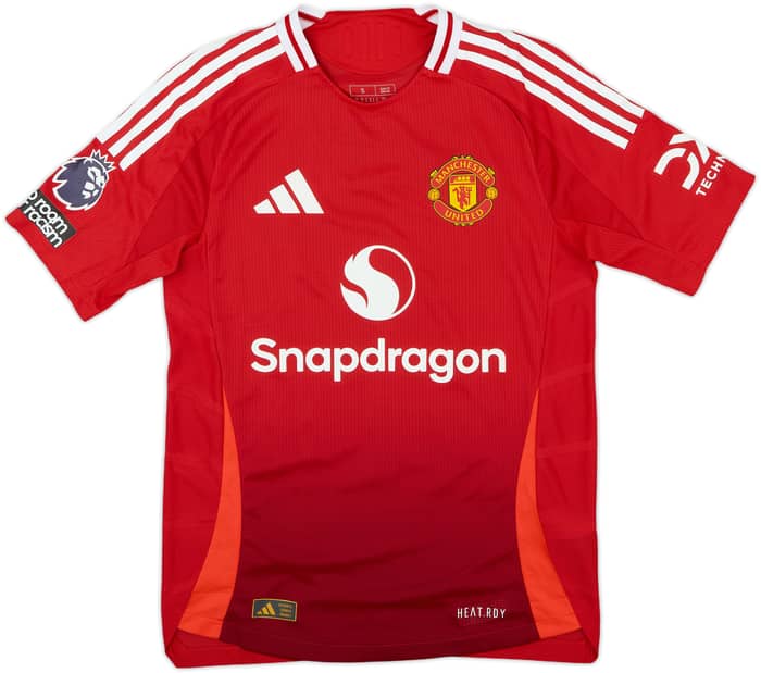 2024-25 Manchester United Authentic Home Shirt Ugarte #25 - 10/10 - (S)