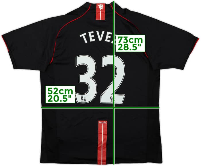 2007-08 Manchester United Away Shirt Tevez #32 - 7/10 - (L)