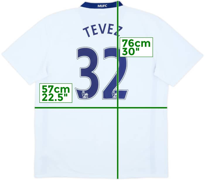 2008-10 Manchester United Away Shirt Tevez #32 - 9/10 - (L)