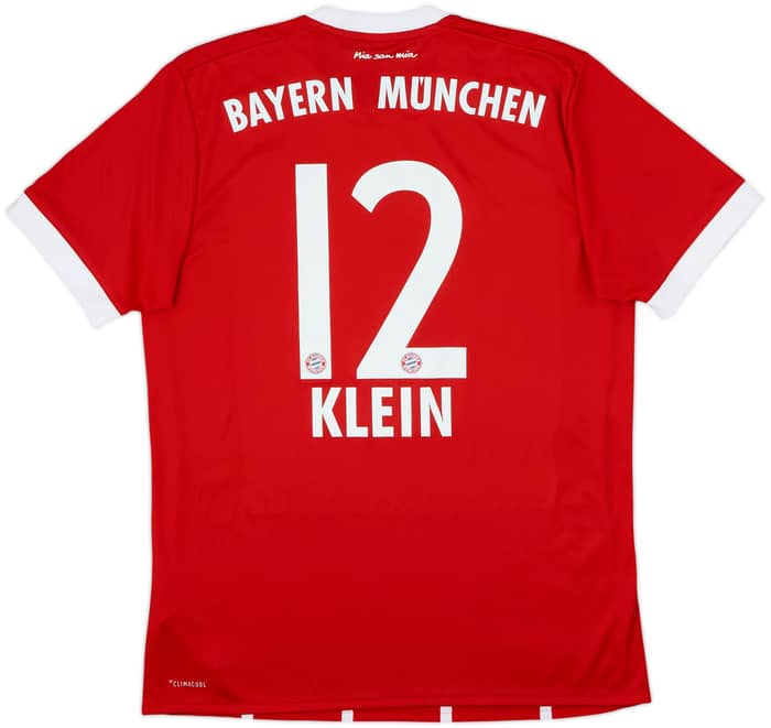 Camiseta de local del Bayern Munich 2017-18 Klein #12 - 7/10 - (M)
