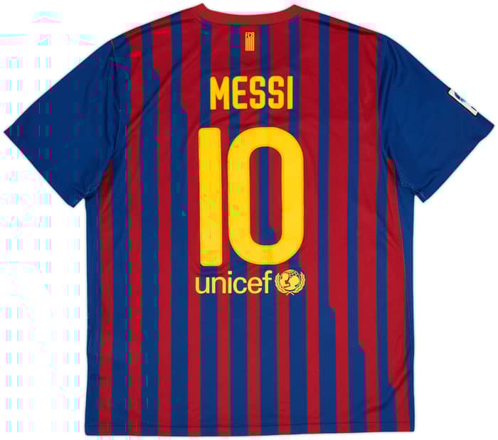 2011-12 Barcelona Home Shirt Messi #10 - 6/10 - (XL)