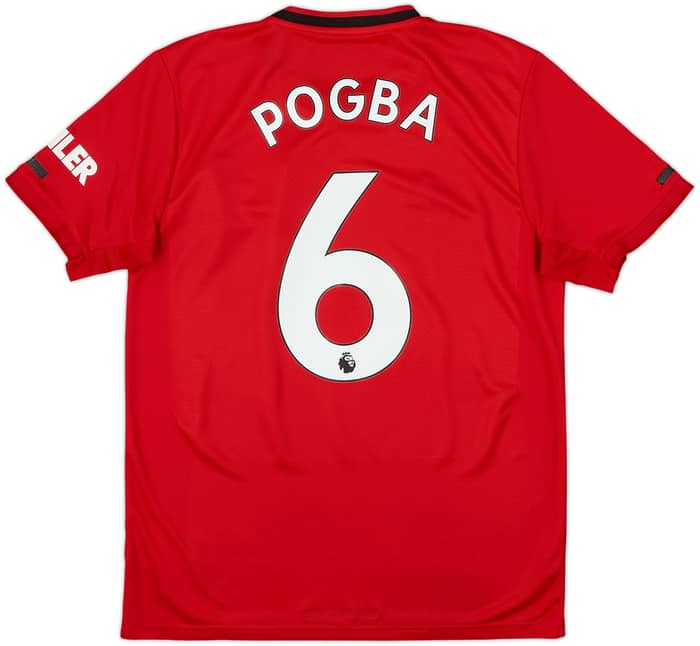 2019-20 Manchester United Home Shirt Pogba #6 - 6/10 - (M)