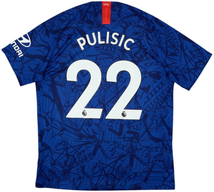 2019-20 Chelsea Home Shirt Pulisic #22 - 8/10 - (L)