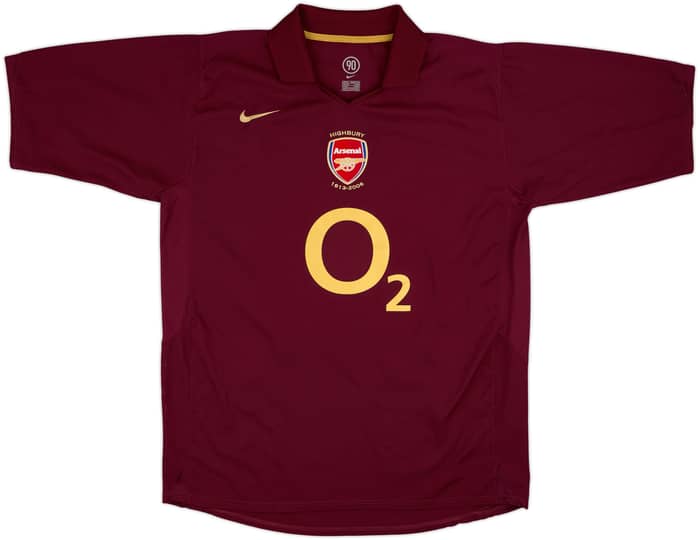 2005-06 Arsenal Home Shirt Henry #14 - 9/10 - (XL)