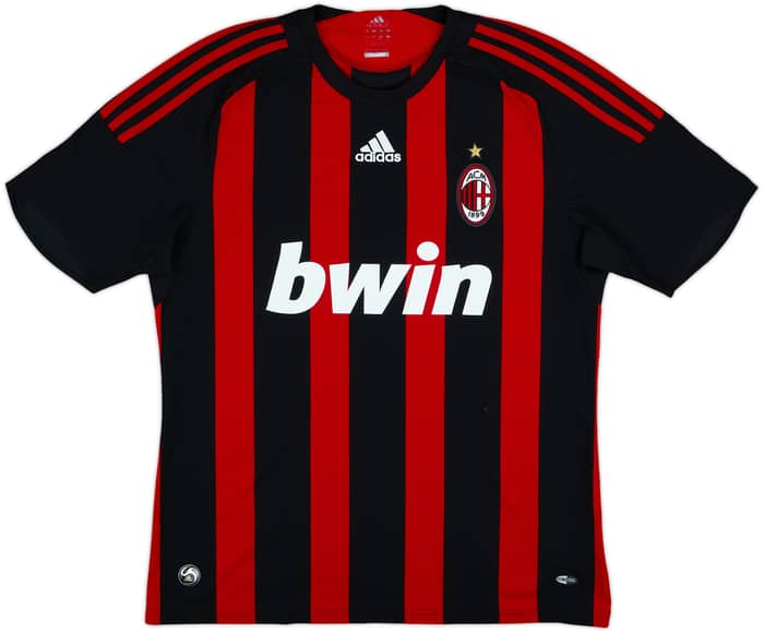 2008-09 AC Milan Home Shirt Beckham #32 - 6/10 - (L)