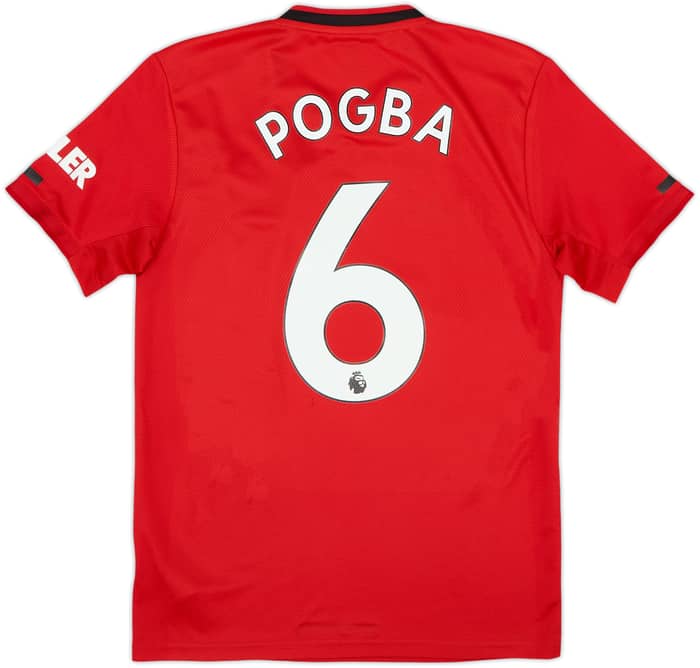 2019-20 Manchester United Home Shirt Pogba #6 - 6/10 - (S)
