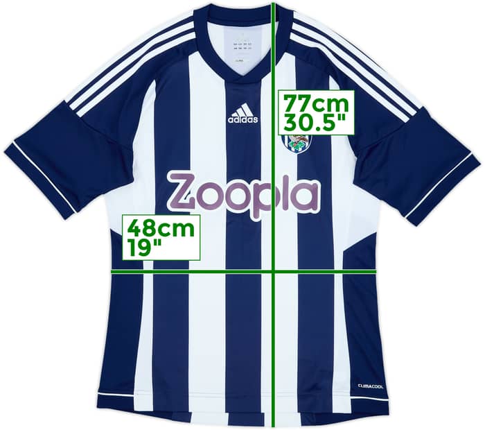 2012-13 West Brom Home Shirt Brunt #11 - 8/10 - (M)