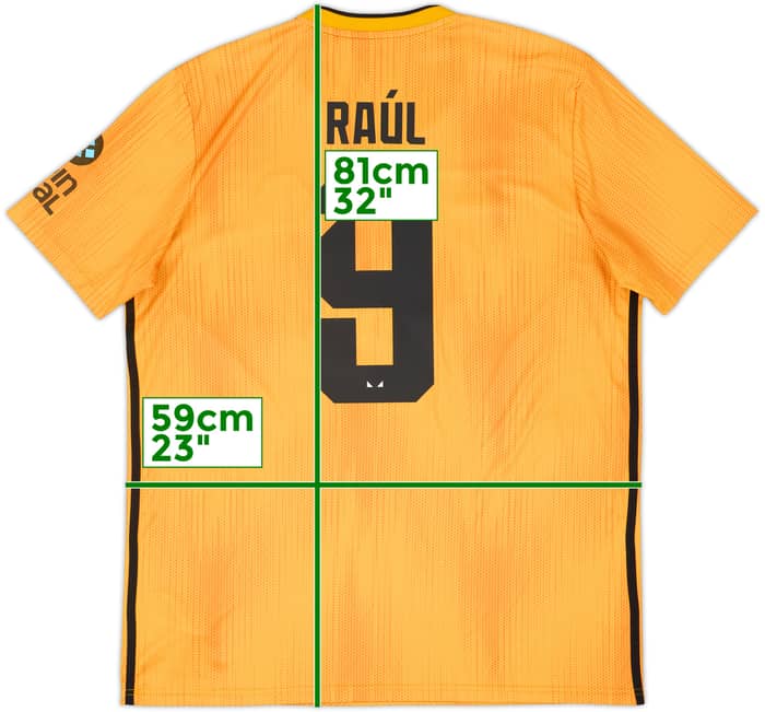 2019-20 Wolves Home Shirt Raul #9 - 8/10 - (XL)