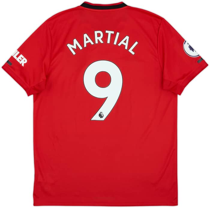 2019-20 Manchester United Home Shirt Martial #9 - 8/10 - (L)