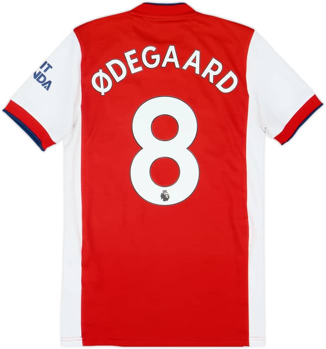 2021-22 Arsenal Home Shirt Odegaard #8 - 6/10 - (XS)
