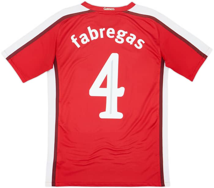 2008-10 Arsenal Home Shirt Fabregas #4 - 6/10 - (XL.Boys)