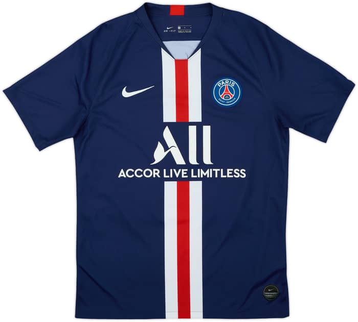 2019-20 Paris Saint-Germain Home Shirt Mbappe #7 - 10/10 - (M)