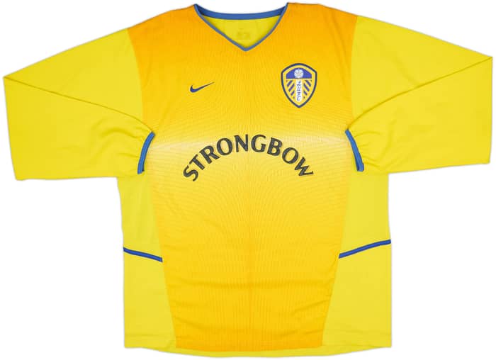 2002-03 Leeds United Away L/S Shirt Keane #7 - 8/10 - (L)