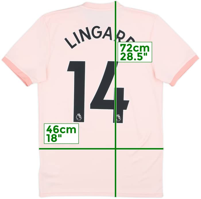 2018-19 Manchester United Away Shirt Lingard #14 - 9/10 - (S)