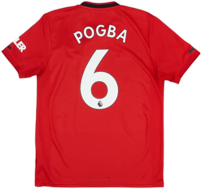 2019-20 Manchester United Home Shirt Pogba #6 - 7/10 - (M)