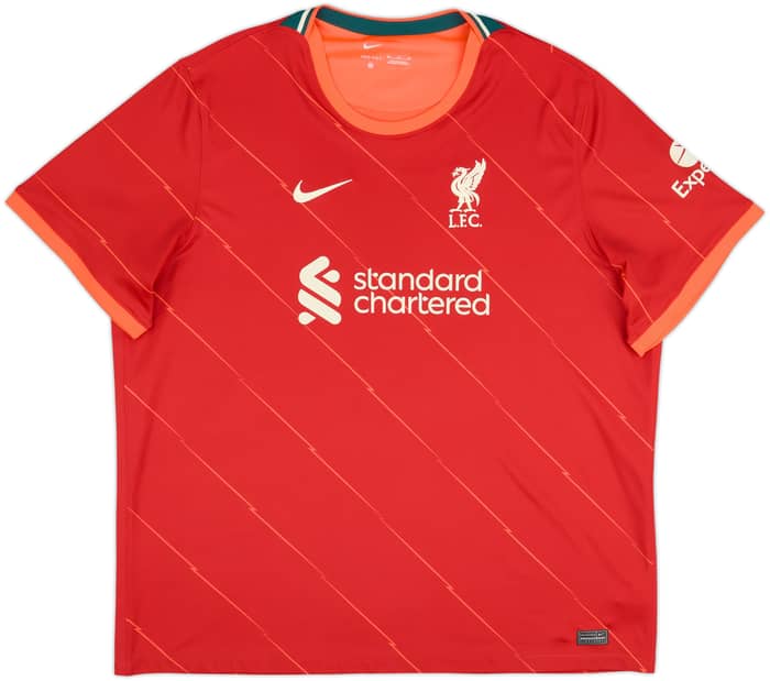 2021-22 Liverpool Home Shirt M.Salah #11 - 9/10 - (3XL)