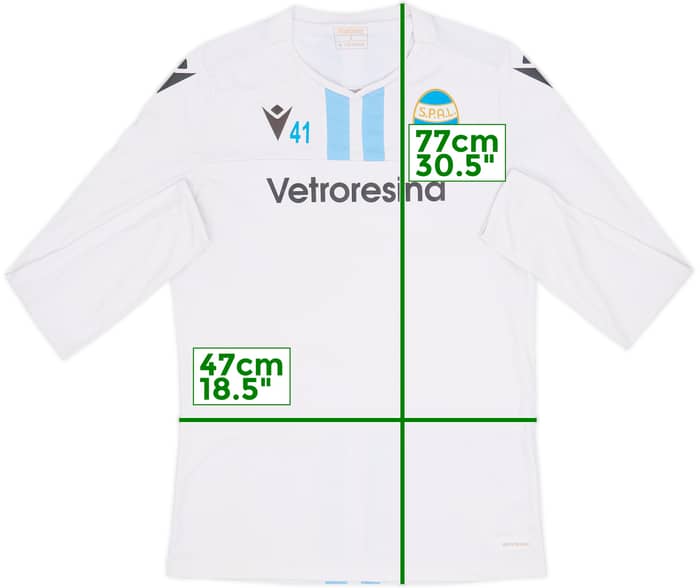 2021-22 SPAL Macron Player Issue Training L/S Shirt #41 - 5/10 - (L)