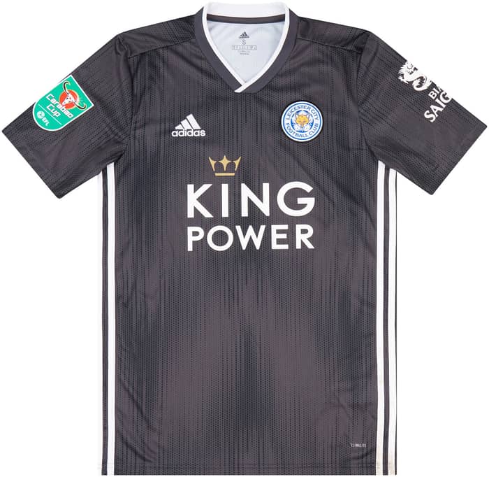 2019-20 Leicester City Match Issue Away Shirt Gray #7 (v Aston Villa)