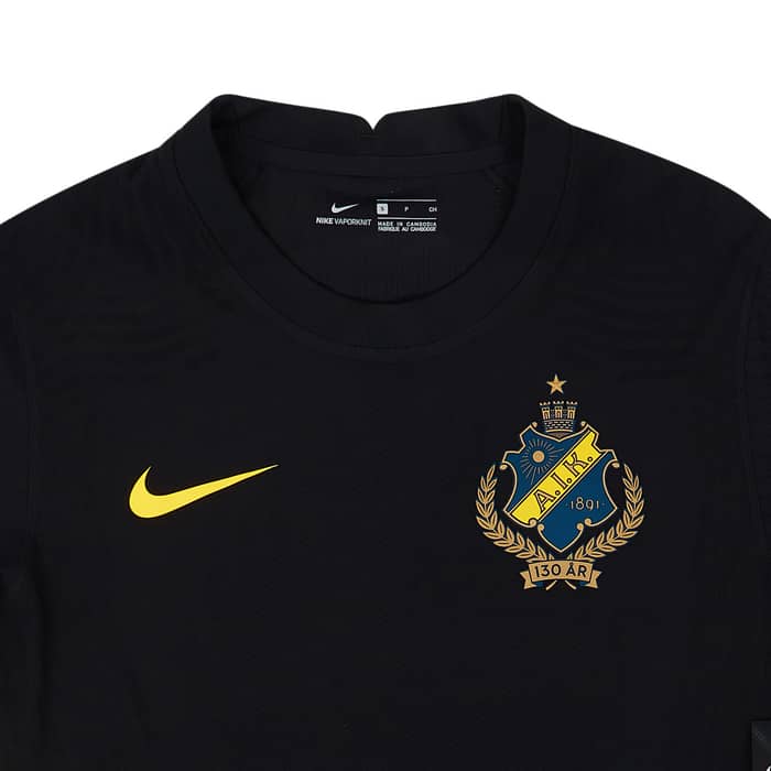 2021 AIK Stockholm Player Issue Vaporknit Home Shirt S