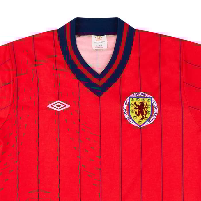 1982-85 Scotland Match Issue Away Shirt #13 (Stewart)