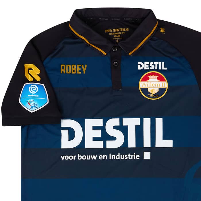 2018-19 Willem II Match Issue Away Shirt Fran Sol #9 (v Ajax)
