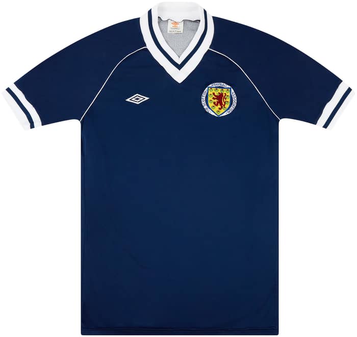 1982-83 Scotland Match Issue Home Shirt #5 (Hegarty)
