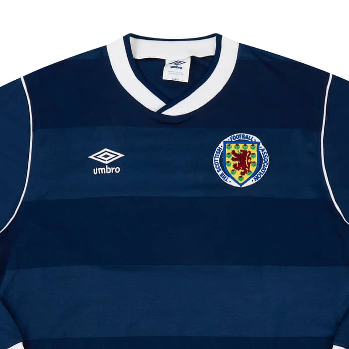 1987-88 Scotland Match Issue Home L/S Shirt #16 (Durie)