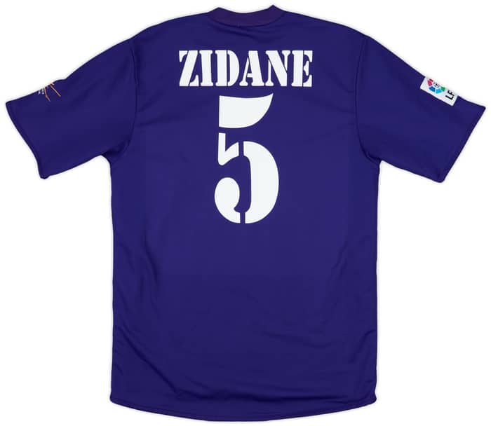 2001 Real Madrid Centenary Third Shirt Zidane #5 - 8/10 - (M)
