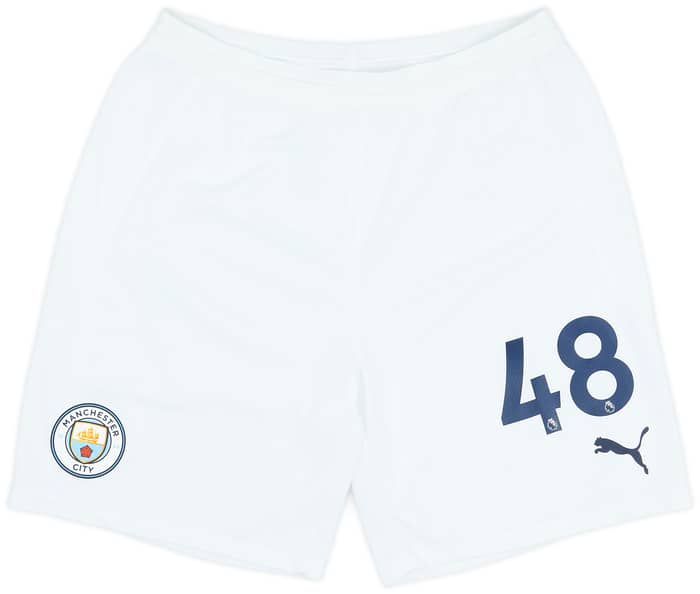 2020-21 Manchester City Player Issue Home Shorts - 5/10
