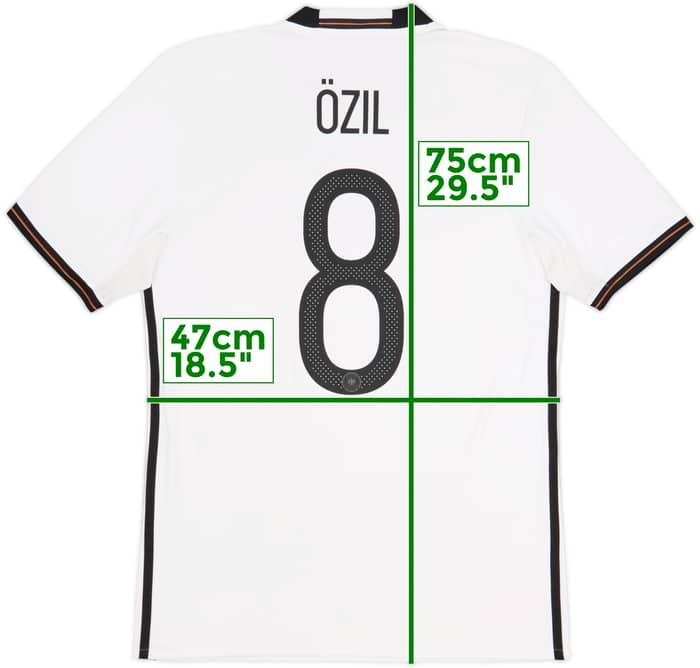 2015-16 Germany Home Shirt Ozil #8 - 6/10 - (M)