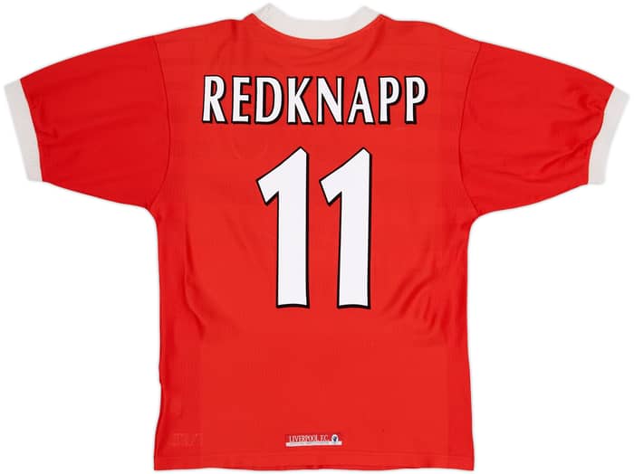1998-00 Liverpool Home Shirt Redknapp #11 - 8/10 - (M)