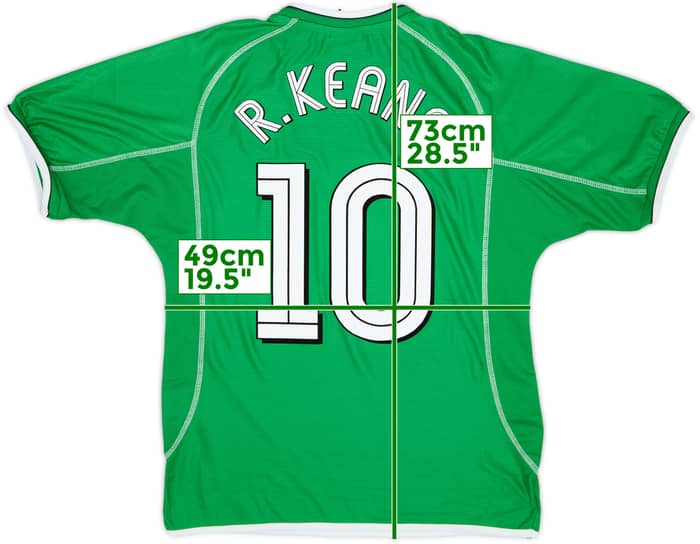 2002-03 Ireland Home Shirt R.Keane #10 (M)