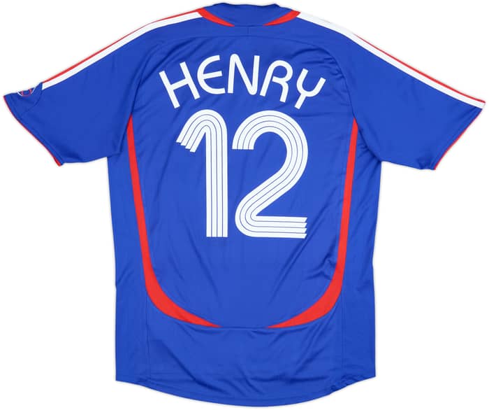 2006-07 France Home Shirt Henry #12 - 8/10 - (M)