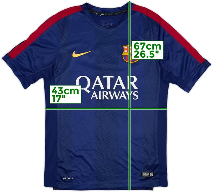 2014-15 Barcelona Nike Training Shirt - 7/10 - (M)