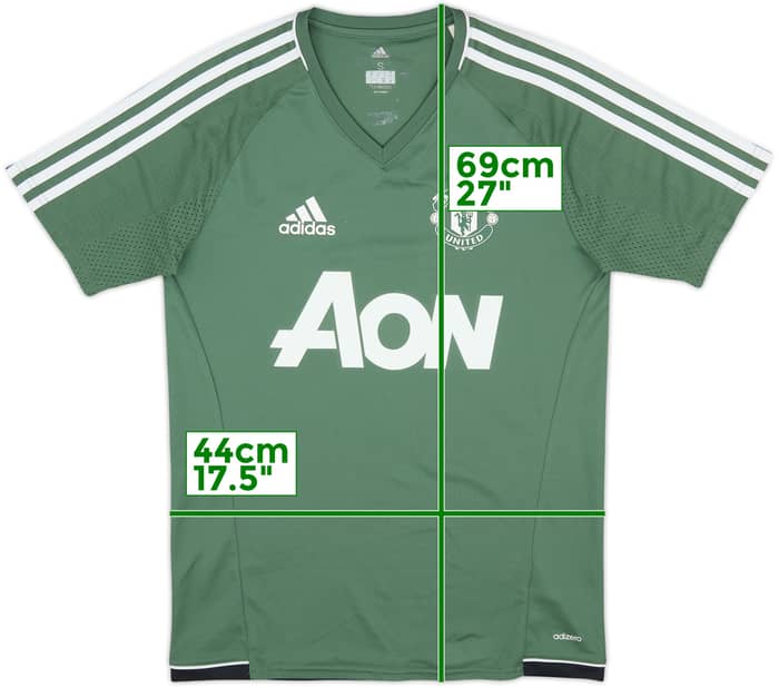 2017-18 Manchester United adizero Training Shirt - 7/10 - (S)