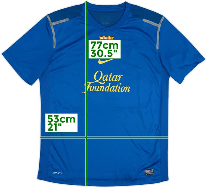 2012-13 Barcelona Player Issue Nike Training Shirt - 8/10 - (L)