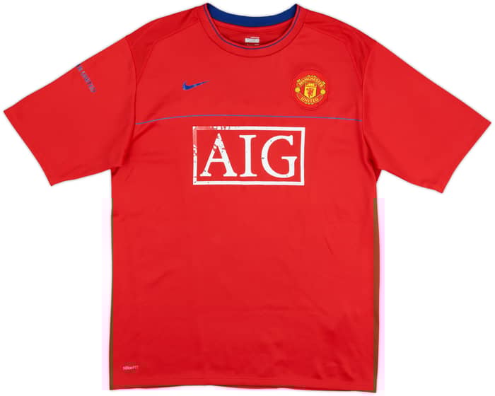 2008-09 Manchester United Nike Training Shirt - 4/10 - (L)