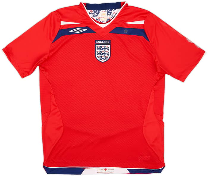 2008-10 Inglaterra Camiseta Visitante - 5/10 - (L)