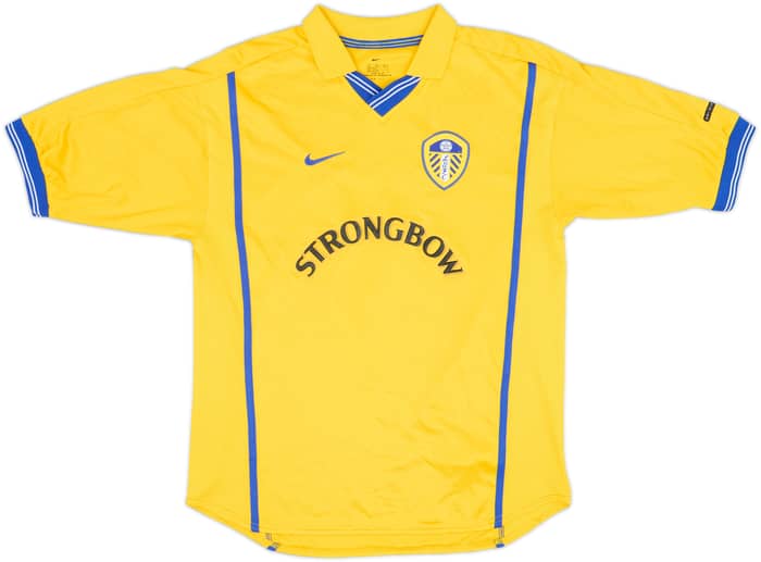 2000-02 Leeds United Away Shirt Radebe #5 - 8/10 - (XL.Boys)