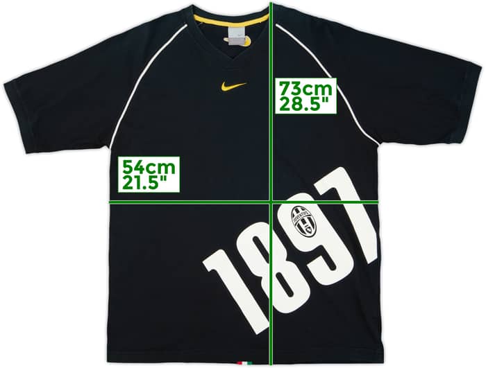 2006-07 Juventus Nike Cotton Tee - 9/10 - (XL)