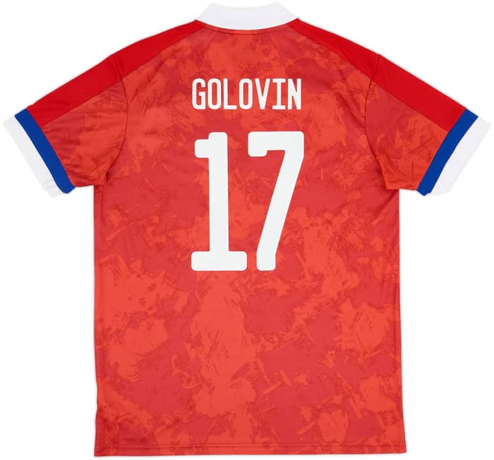2020-22 Russia Home Shirt Golovin #17 - 8/10 - (L)