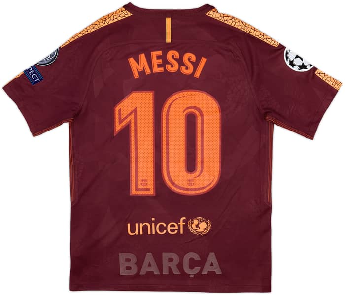 2017-18 Barcelona Third Shirt Messi #10 - 6/10 - (S)