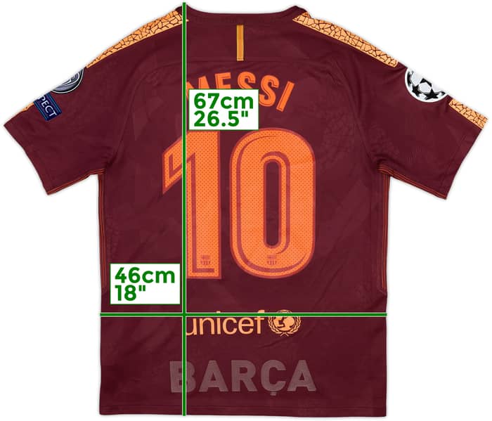 2017-18 Barcelona Third Shirt Messi #10 - 6/10 - (S)