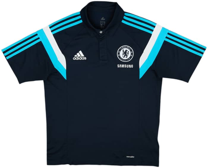 2014-15 Chelsea adidas Polo Shirt - 9/10 - (M)
