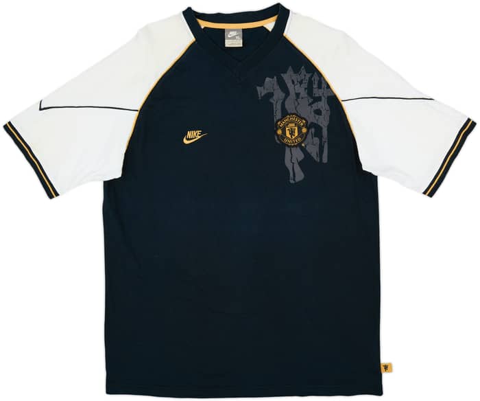 2007-08 Manchester United Nike Cotton Tee - 8/10 - (XL)