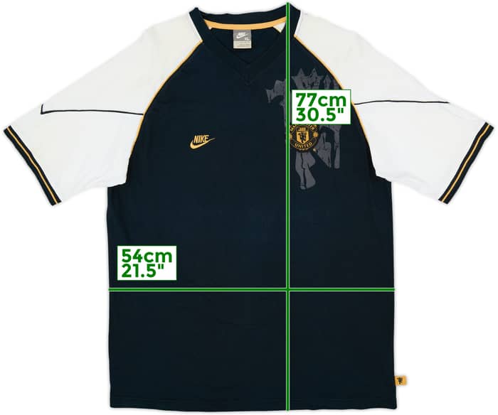 2007-08 Manchester United Nike Cotton Tee - 8/10 - (XL)