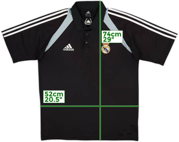 2004-05 Real Madrid adidas Polo Shirt - 8/10 - (M)