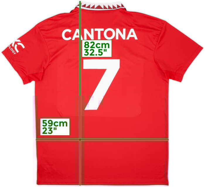 2022-23 Manchester United Home Shirt Cantona #7 (XL)