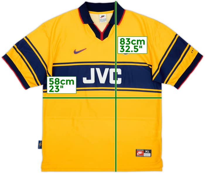 1997-99 Arsenal Away Shirt - 5/10 - (XL)