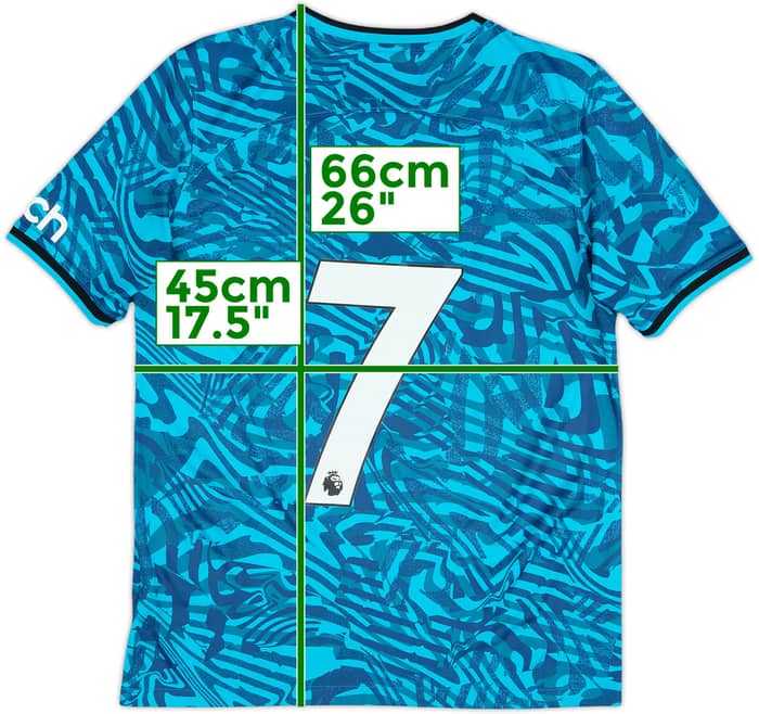 2022-23 Tottenham Third Shirt Son #7 - 8/10 - (XL.Boys)